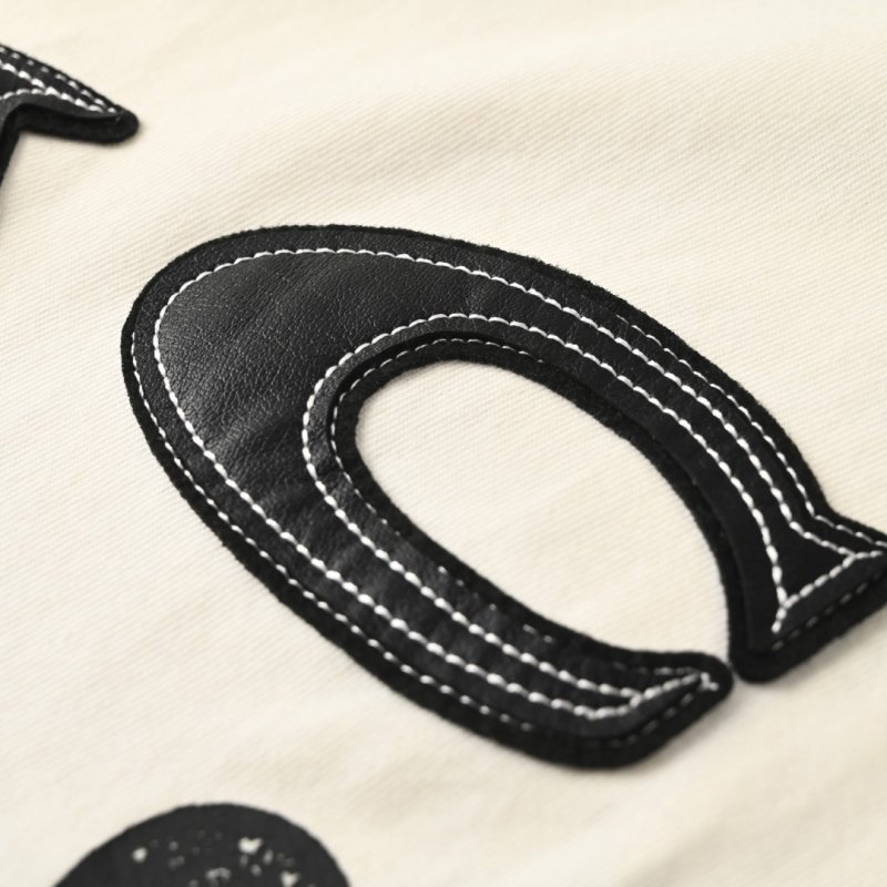 Acne Studios Distressed Logo Gym Long Sleeve T-Shirt White view