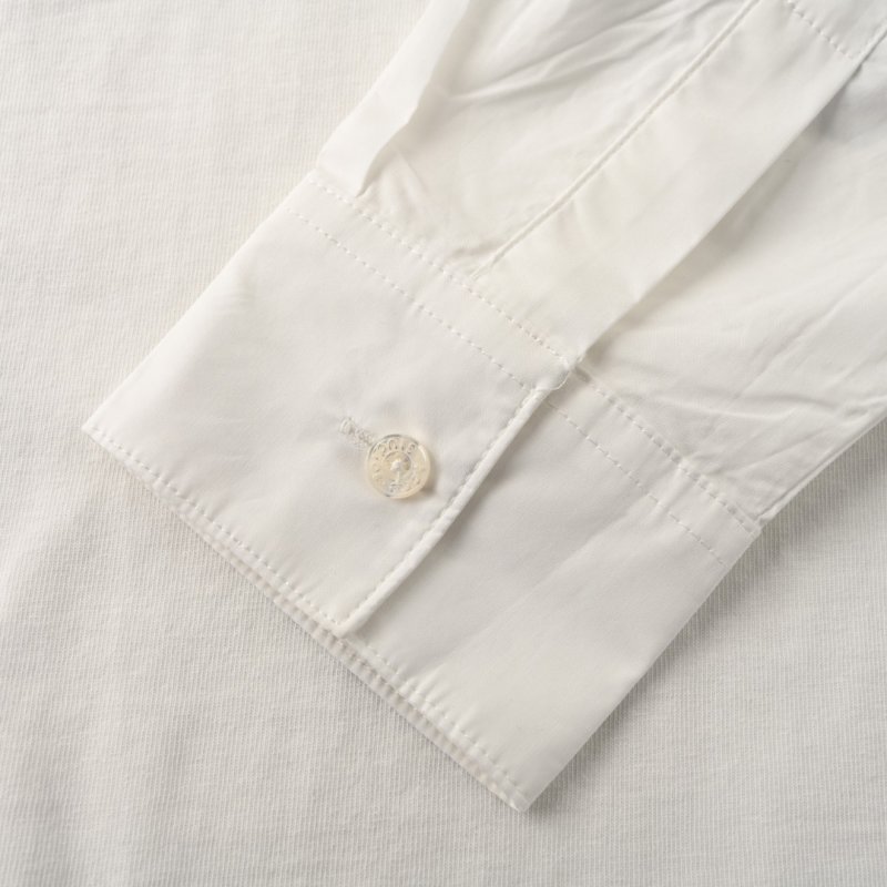 Acne Studios Distressed Logo Gym Long Sleeve T-Shirt White view