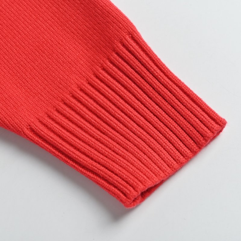 Red Heart Embroidered Wool Cardigan view