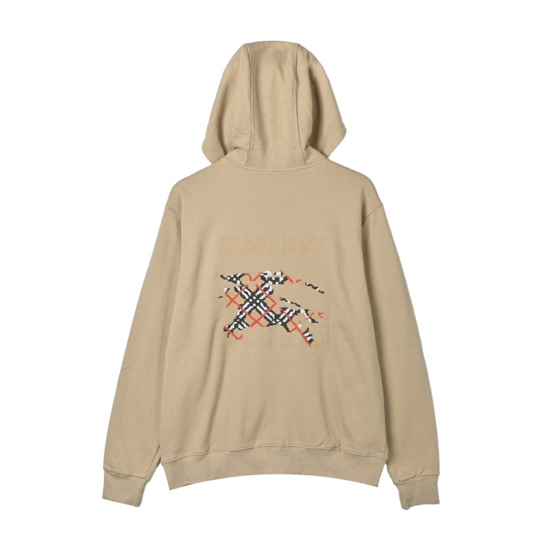 Beige Oversized Zip-Up Hoodie Jacket view