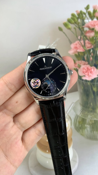 Jaeger-LeCoultre Master Moon Phase Black Dial Watch