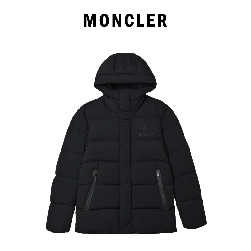 Black Puffer Down Jacket – Warm Winter Coat view