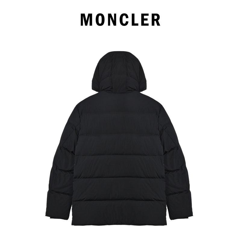 Black Puffer Down Jacket – Warm Winter Coat view