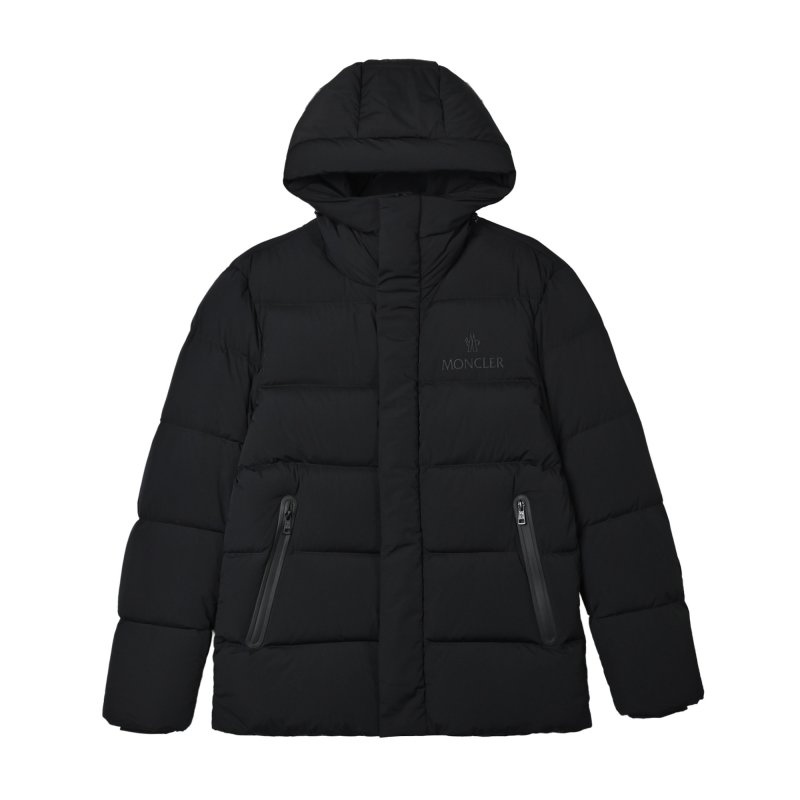 Black Puffer Down Jacket – Warm Winter Coat view