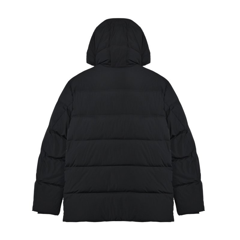Black Puffer Down Jacket – Warm Winter Coat view