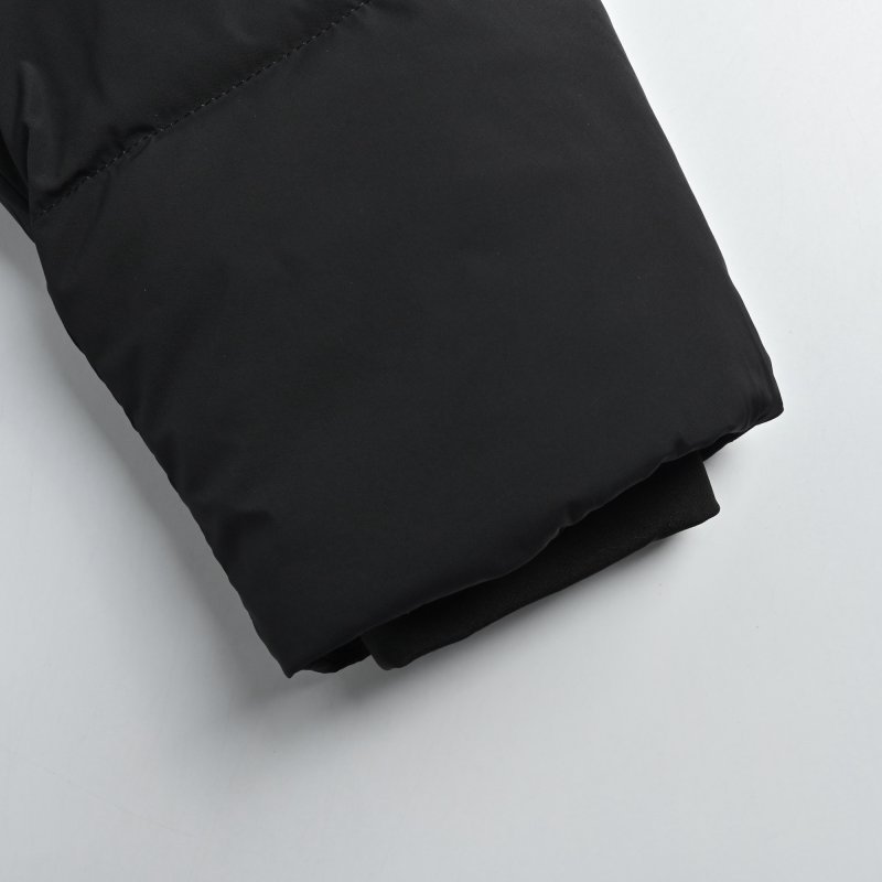 Black Puffer Down Jacket – Warm Winter Coat view