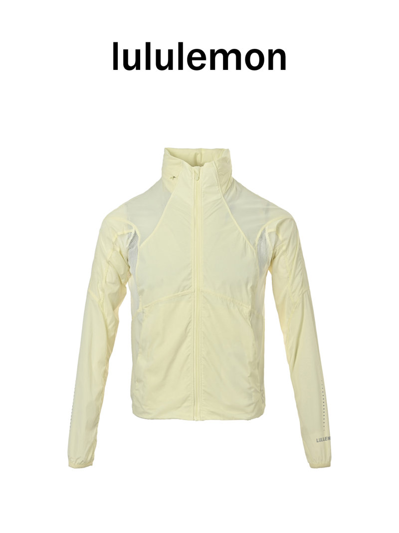 Lululemon Ventilated Mesh Sunscreen Jacket - Pale Yellow