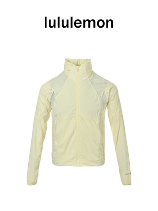 Lululemon Ventilated Mesh Sunscreen Jacket - Pale Yellow
