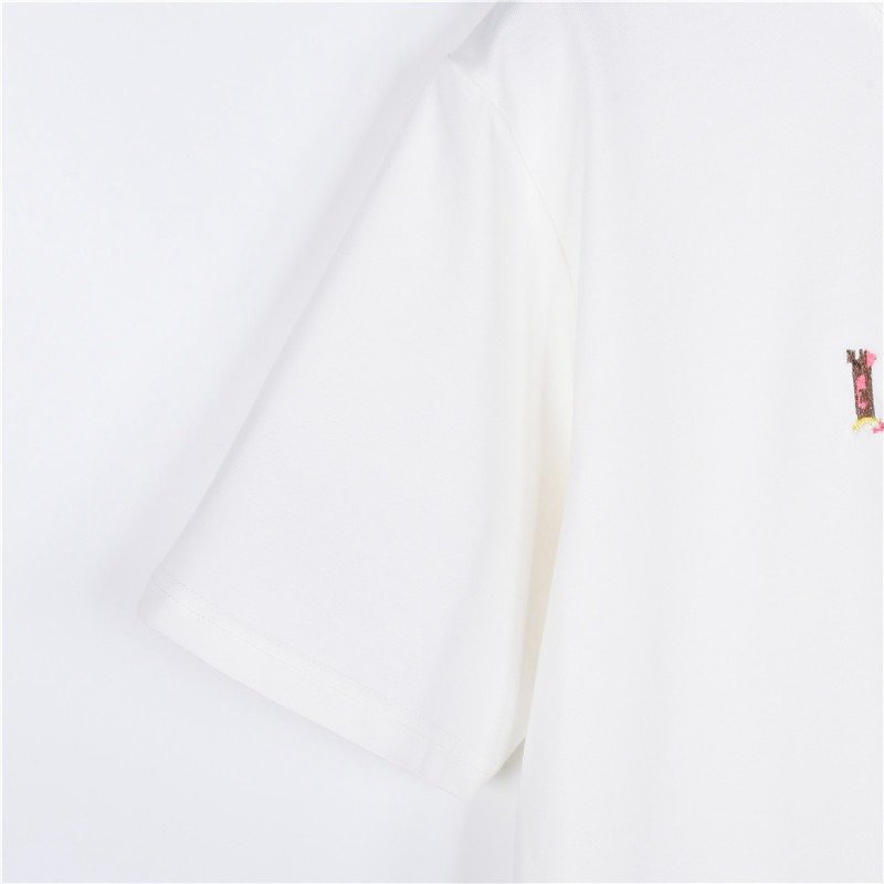 Loewe Floral Logo White T-Shirt view