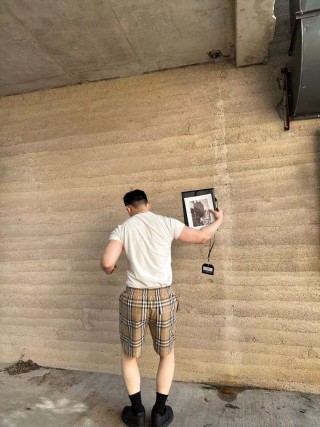 Burberry Check Shorts Beige & Navy view 8