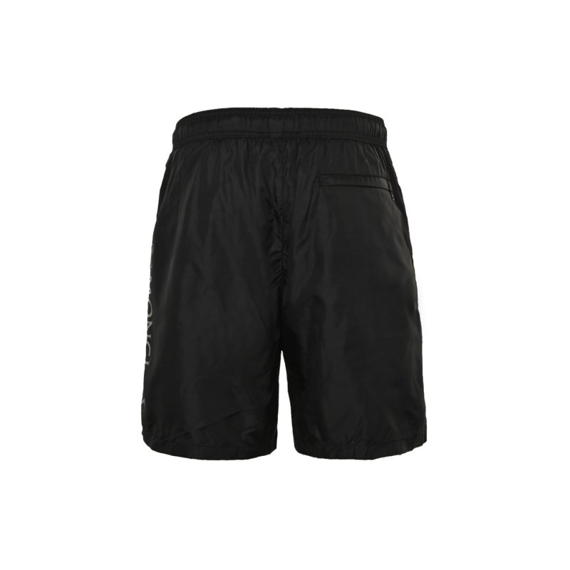 Nike Black Nylon Shorts with White Logo view