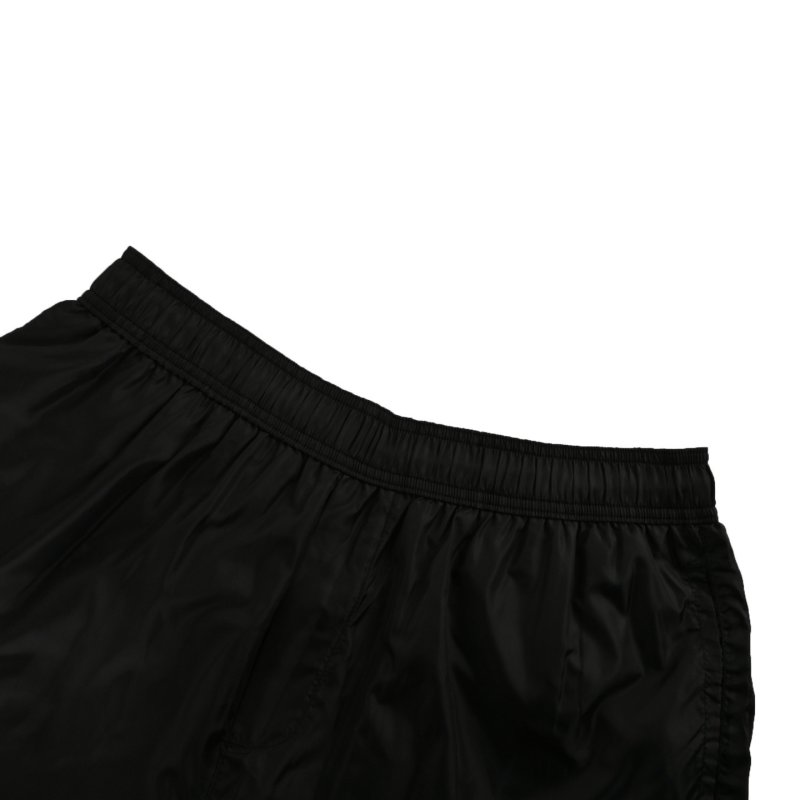 Nike Black Nylon Shorts with White Logo view