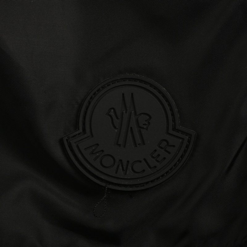Nike Black Nylon Shorts with White Logo view