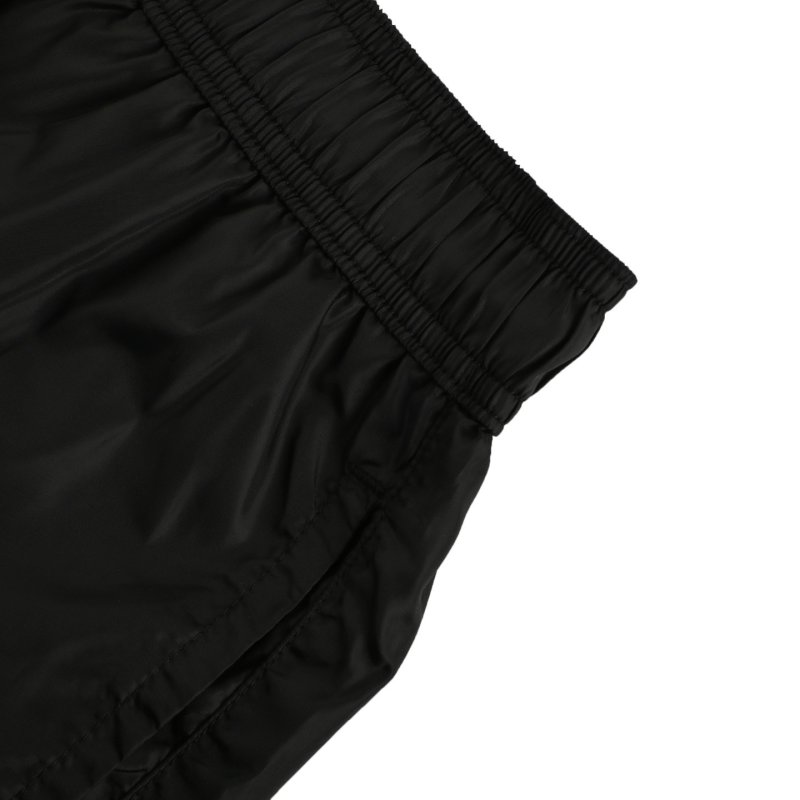 Nike Black Nylon Shorts with White Logo view