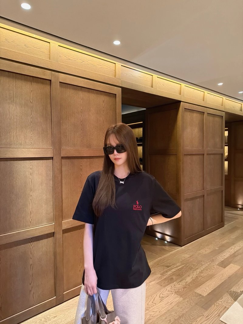 Polo Ralph Lauren Black Embroidered Logo T-Shirt