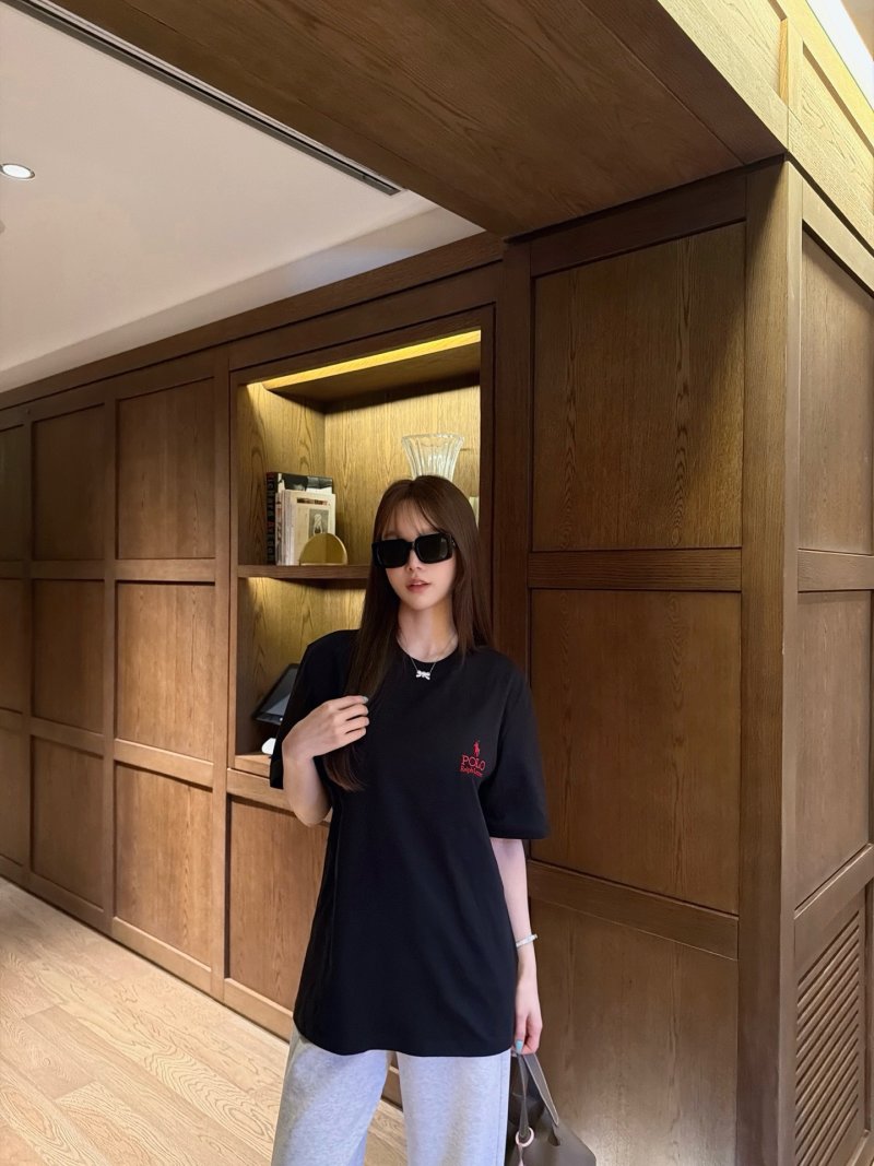 Polo Ralph Lauren Black Embroidered Logo T-Shirt view