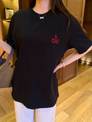 Polo Ralph Lauren Black Embroidered Logo T-Shirt view 4