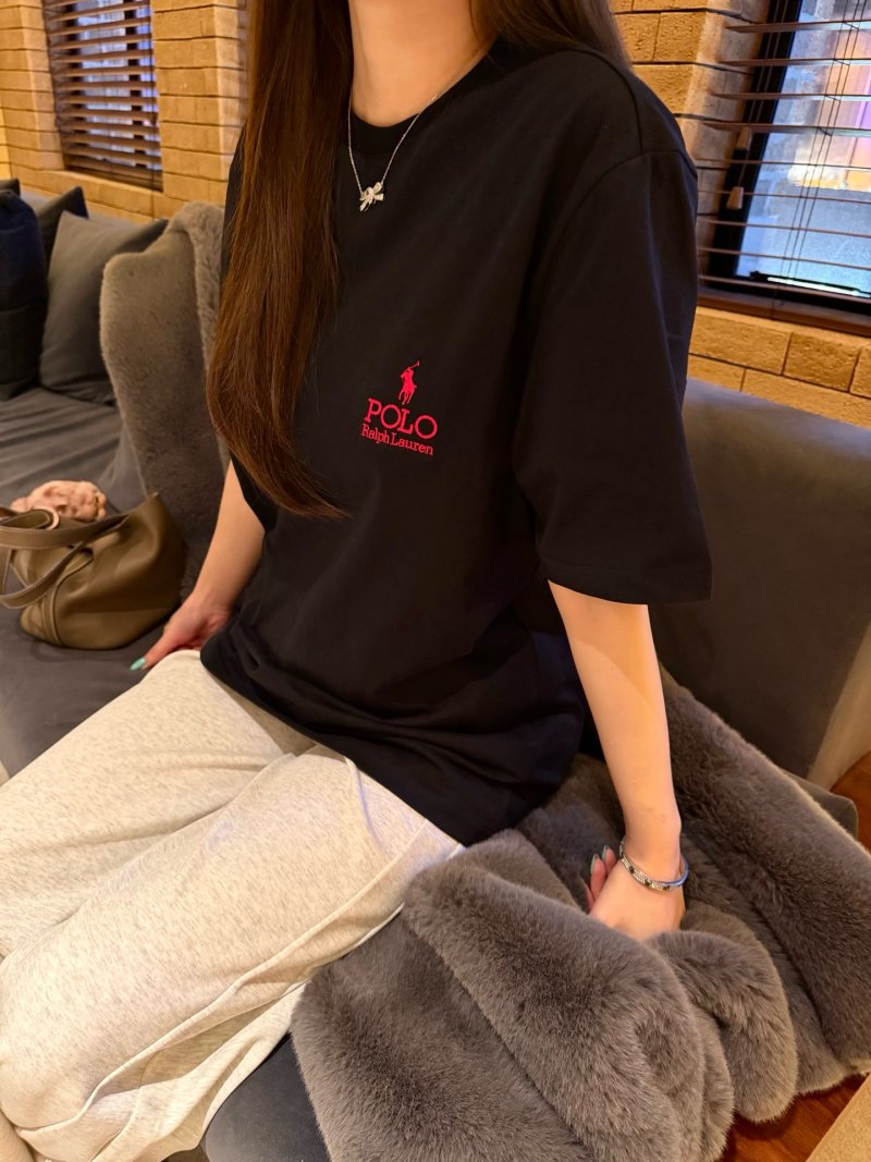 Polo Ralph Lauren Black Embroidered Logo T-Shirt view