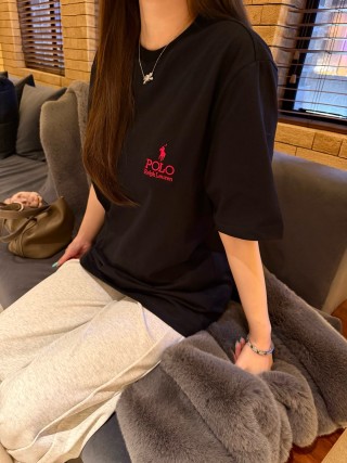 Polo Ralph Lauren Black Embroidered Logo T-Shirt view 6