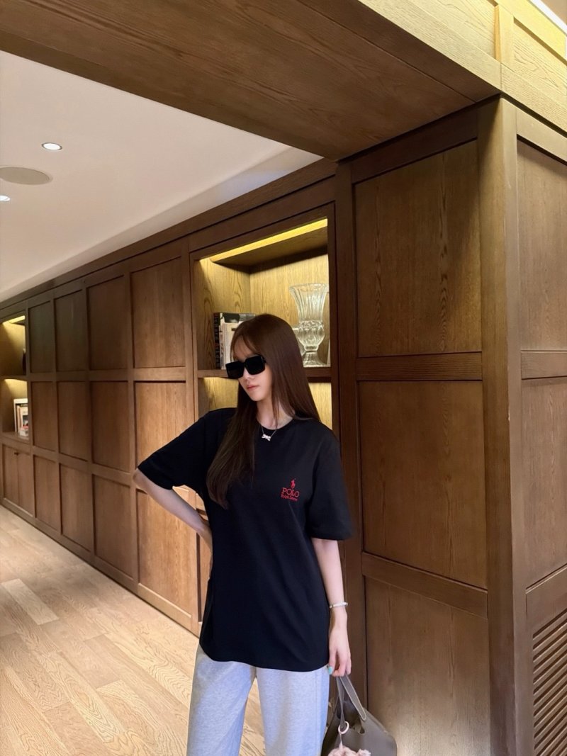 Polo Ralph Lauren Black Embroidered Logo T-Shirt view