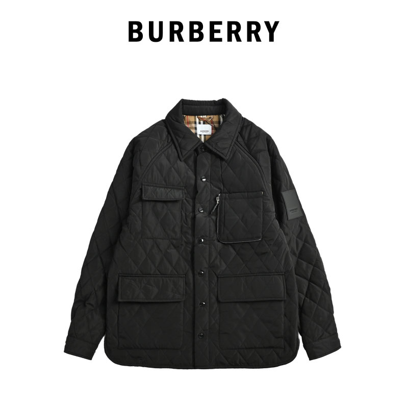 Black Utility Shirt Jacket with Chest Pockets view