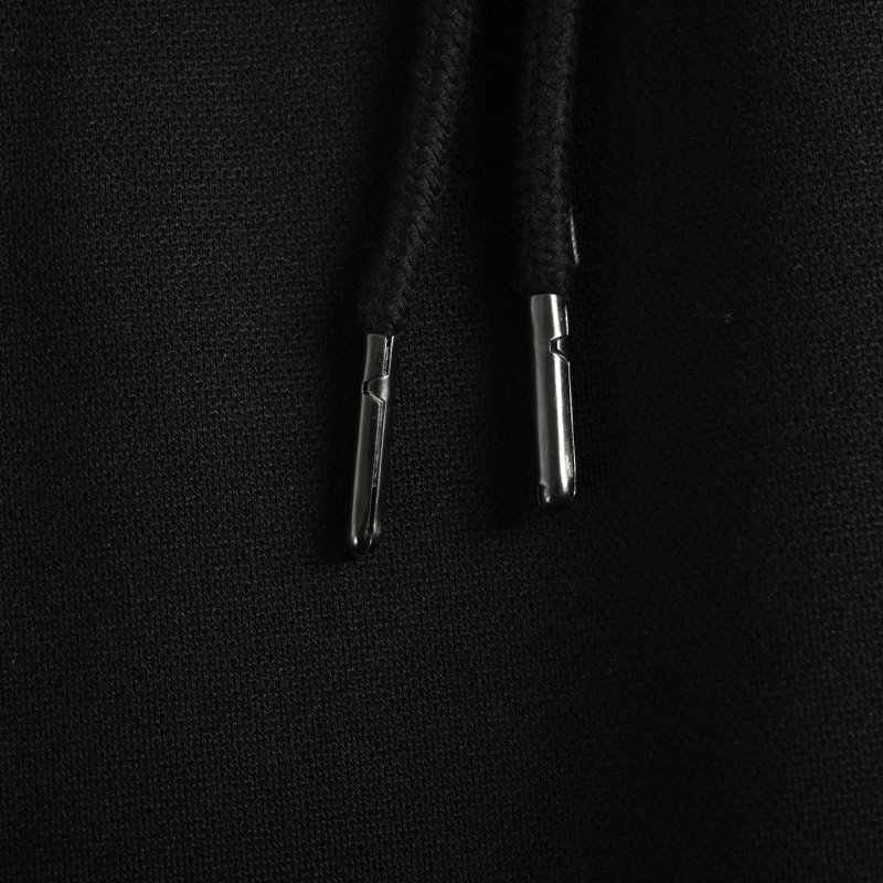 Moncler Black Jogger Pants with Logo Patch view