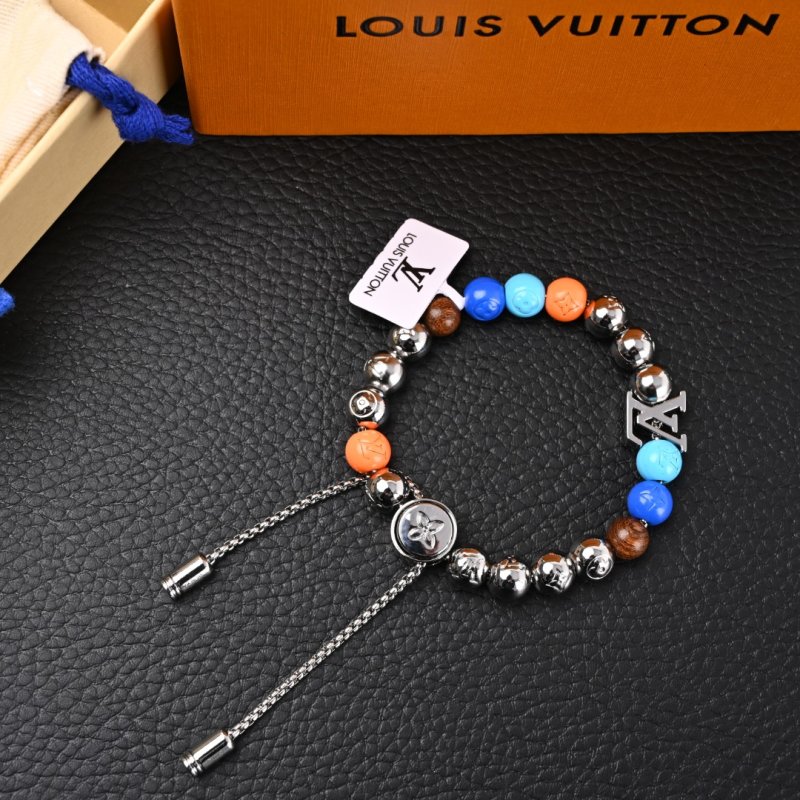 Louis Vuitton LV Rainbow Peachwood Beaded Bracelet M0936A