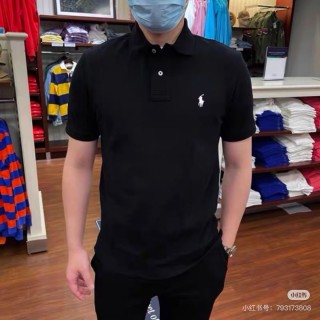 Ralph Lauren Black Short Sleeve Polo Shirt view 3