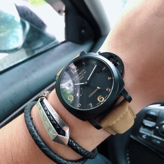 Panerai Luminor Due 44MM Black Dial Mechanical Watch view 6