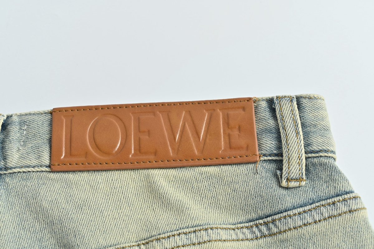 Light Wash Straight Leg Denim Jeans view