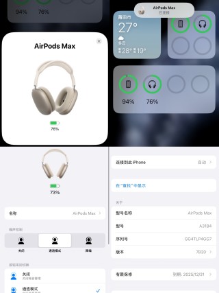 Apple AirPods Pro Max Starlight 1:1 UA Replica view 18