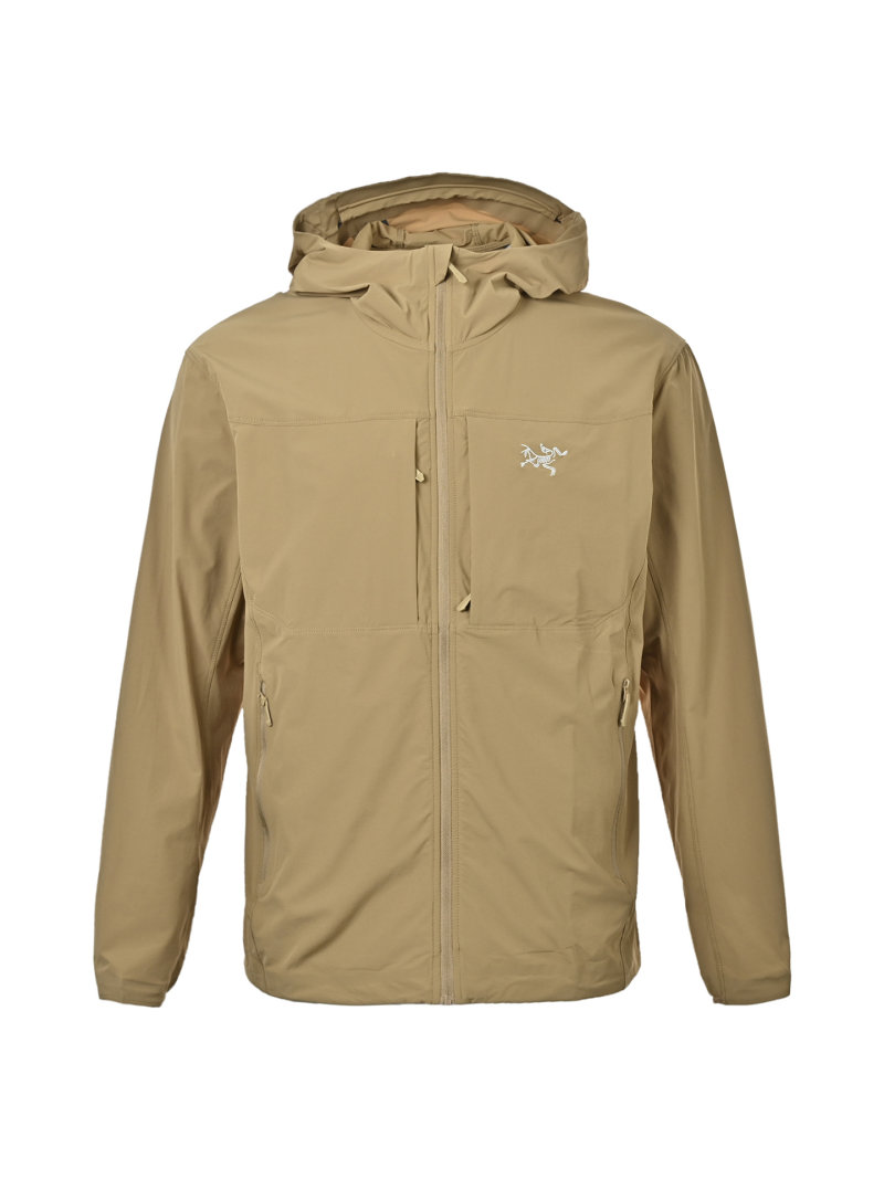 Essentials Tan Lightweight Zip Jacket view