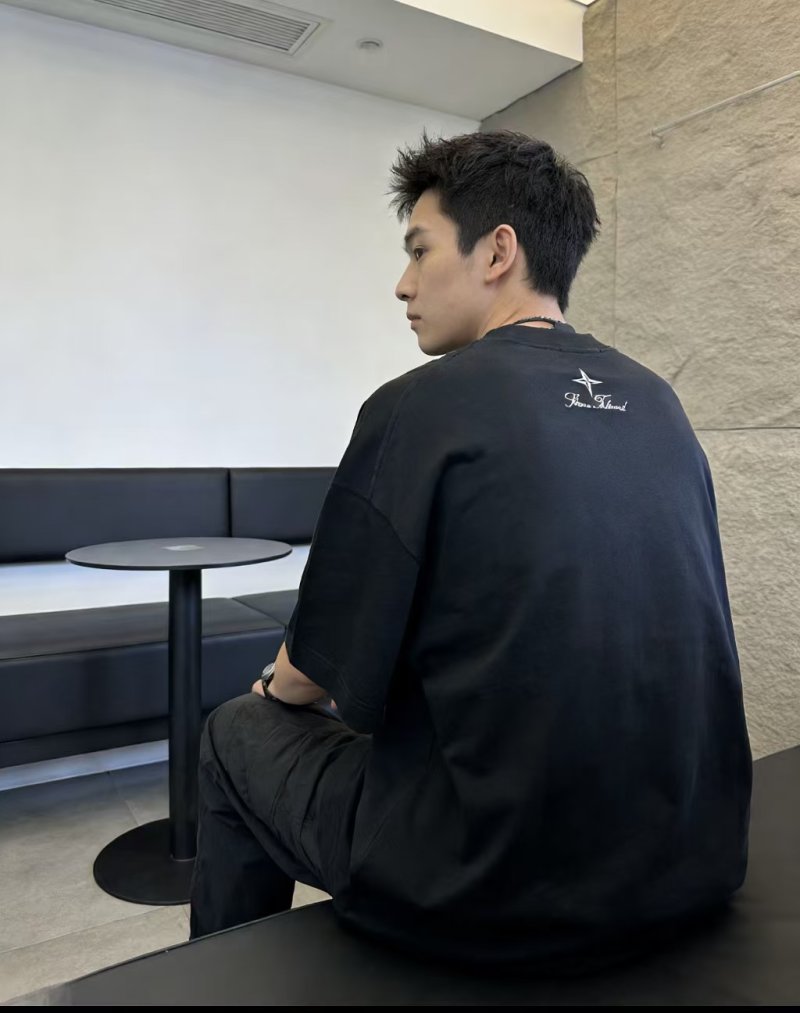 Stone Island Black Logo T-Shirt