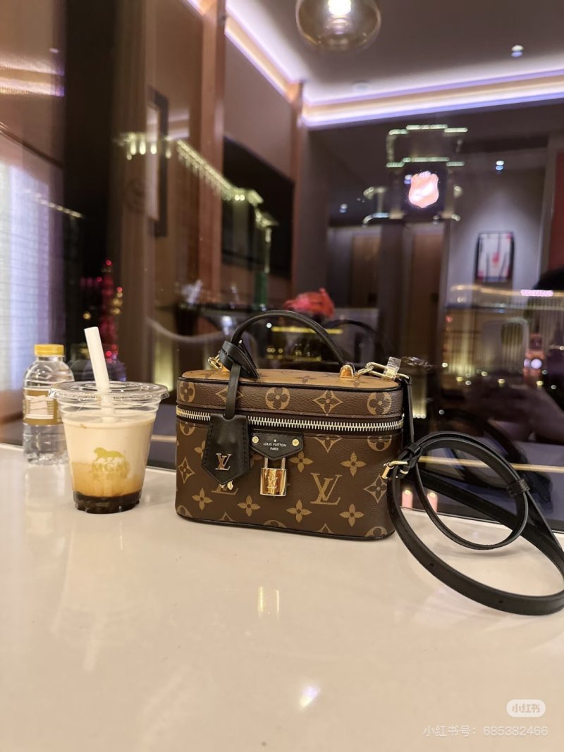 Louis Vuitton Monogram Vanity Case Crossbody Bag Brown view