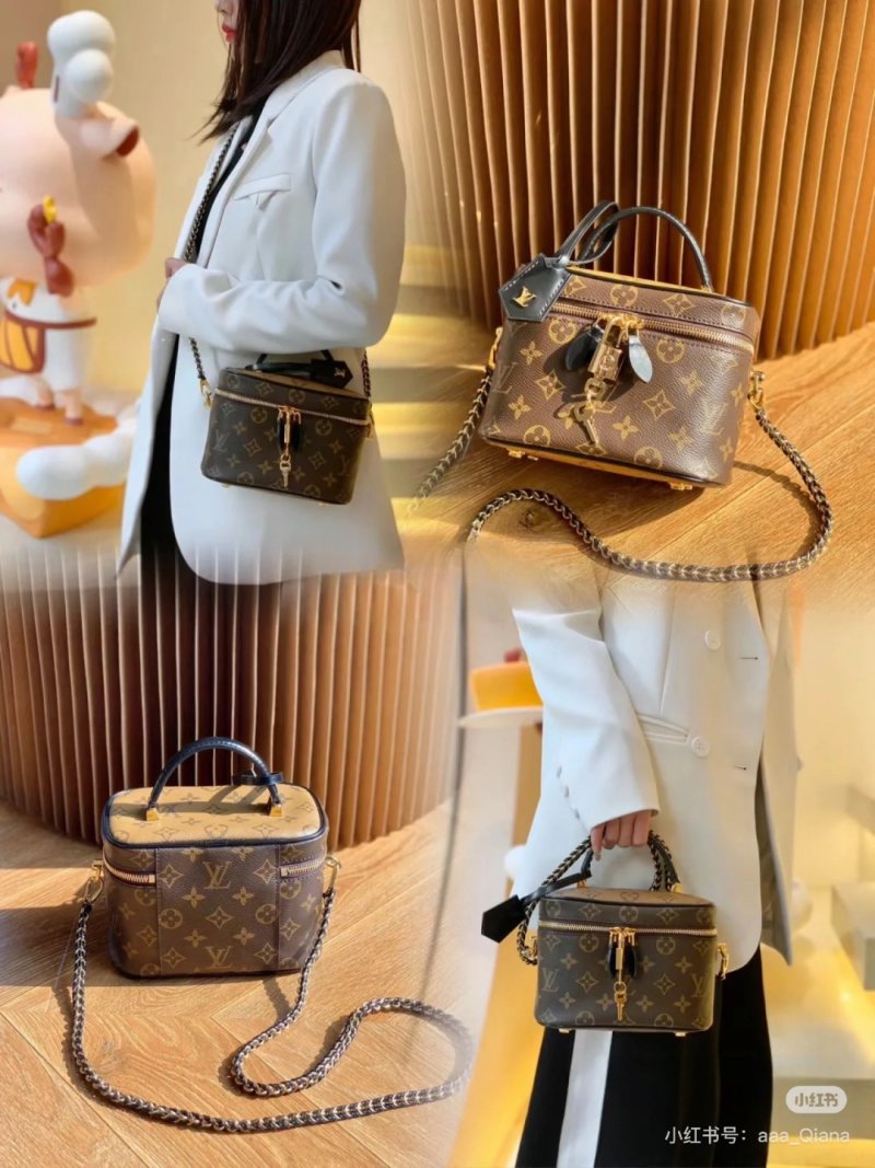 Louis Vuitton Monogram Vanity Case Crossbody Bag Brown view