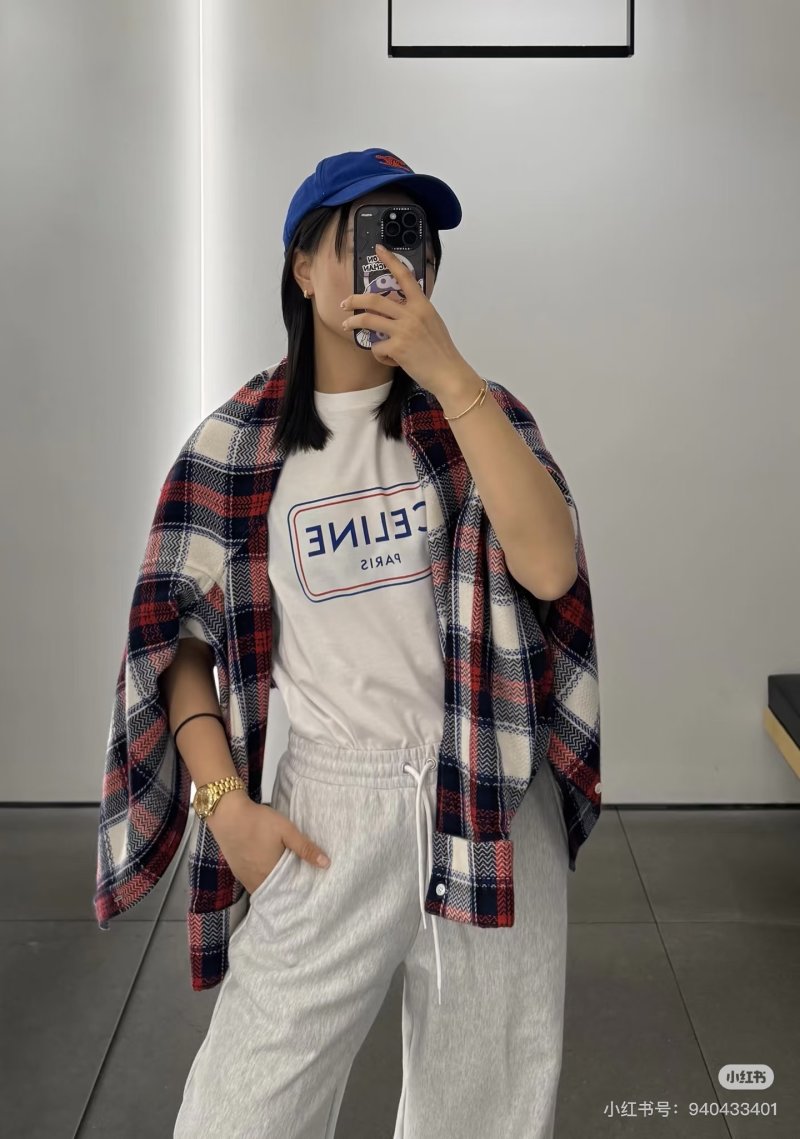Celine Paris Logo White T-Shirt view
