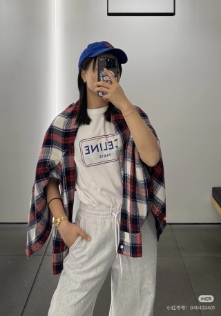Celine Paris Logo White T-Shirt view 4