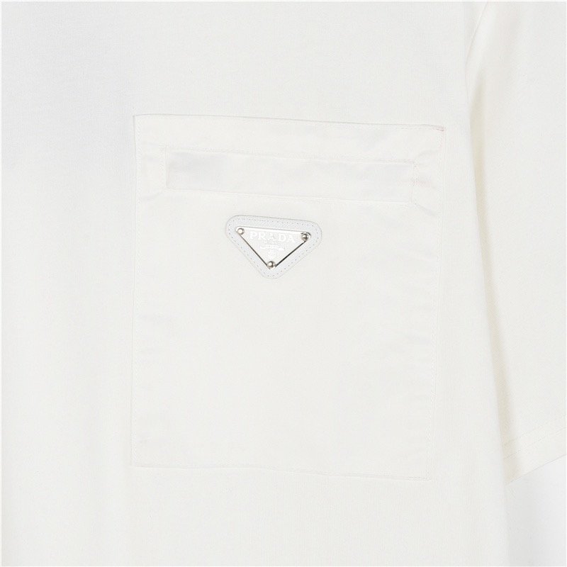 Prada White Pocket T-Shirt view