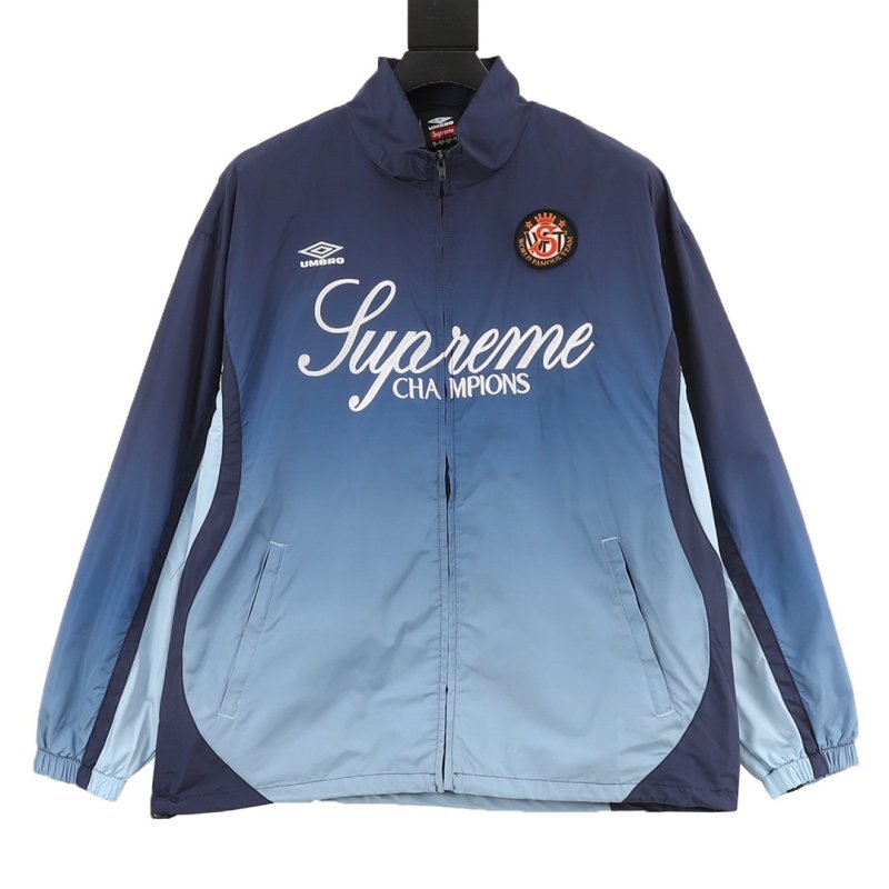 Chrome Hearts Blue Nylon Zip Jacket view