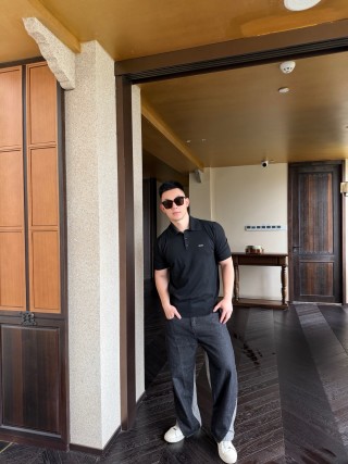 Lacoste Classic Black Polo Shirt