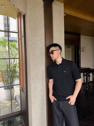 Lacoste Classic Black Polo Shirt view 3