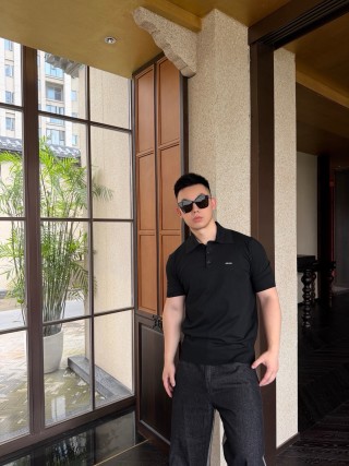 Lacoste Classic Black Polo Shirt view 5