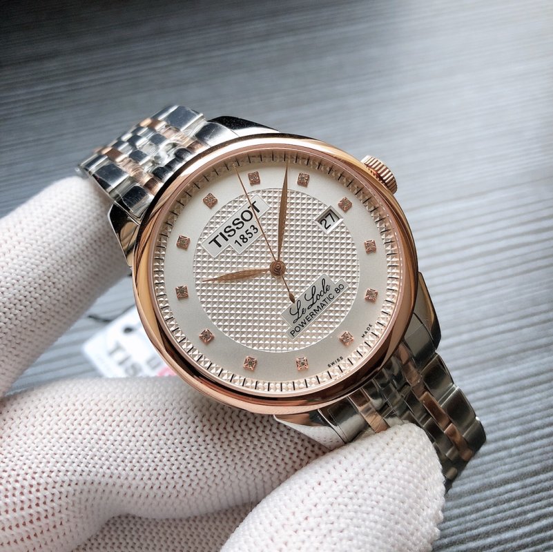 Tissot PRX Automatic Two-Tone Steel Watch Silver Dial