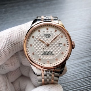 Tissot PRX Automatic Two-Tone Steel Watch Silver Dial view 2