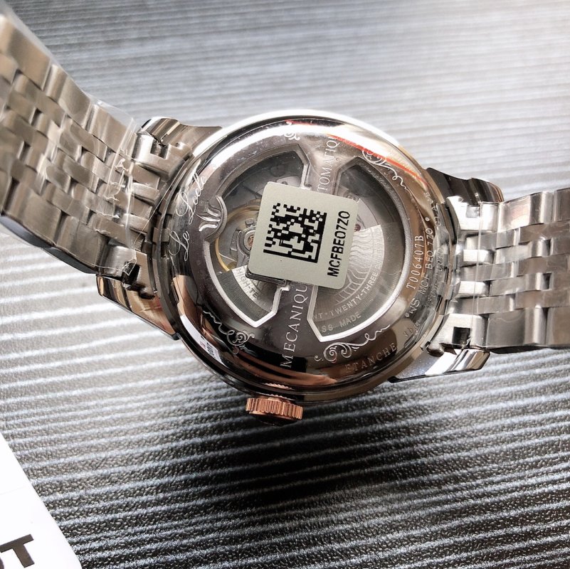 Tissot PRX Automatic Two-Tone Steel Watch Silver Dial view
