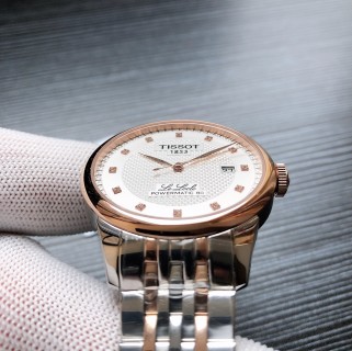 Tissot PRX Automatic Two-Tone Steel Watch Silver Dial view 7