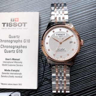 Tissot PRX Automatic Two-Tone Steel Watch Silver Dial view 8