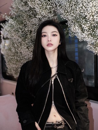 Prada Black Velvet Blazer Jacket view 3