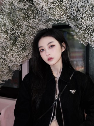Prada Black Velvet Blazer Jacket view 4