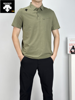 Descente Summer Polo Shirt - Light Green view 2